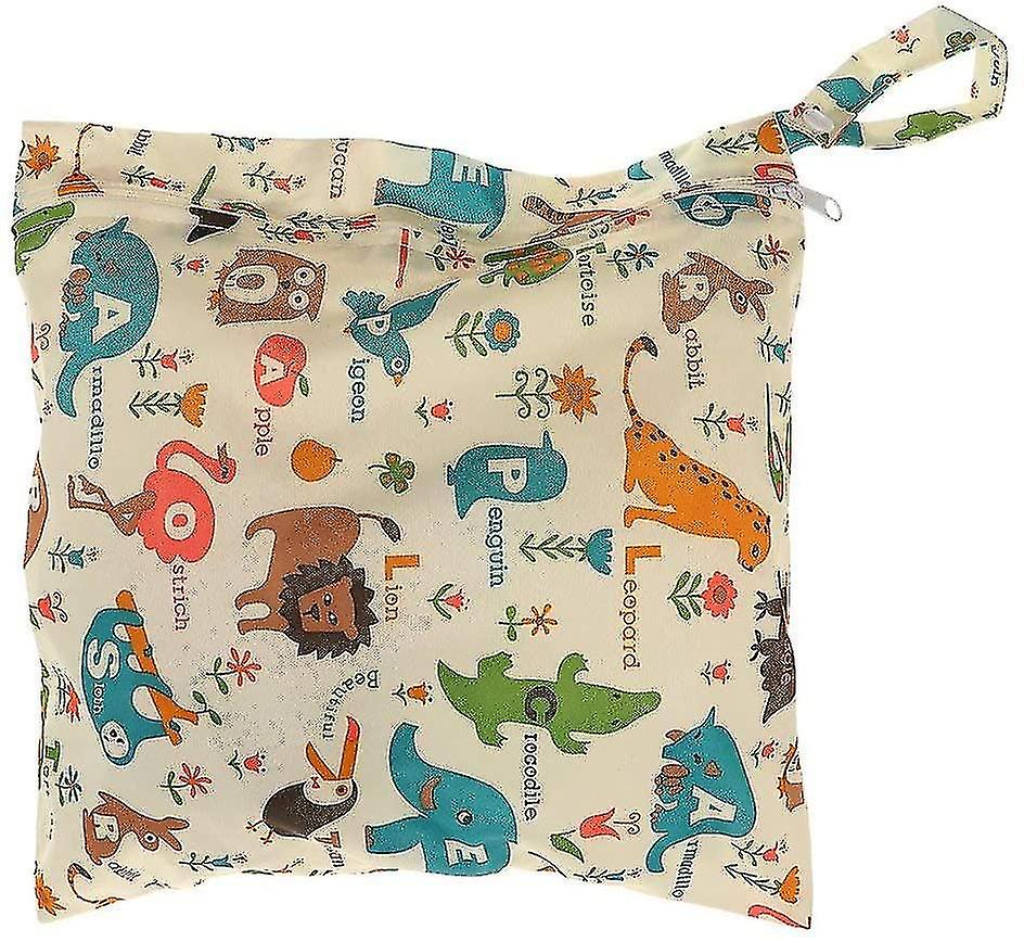 1 stykke bleie bag lett gjenbrukbar vanntett klut bleie bag perfekt