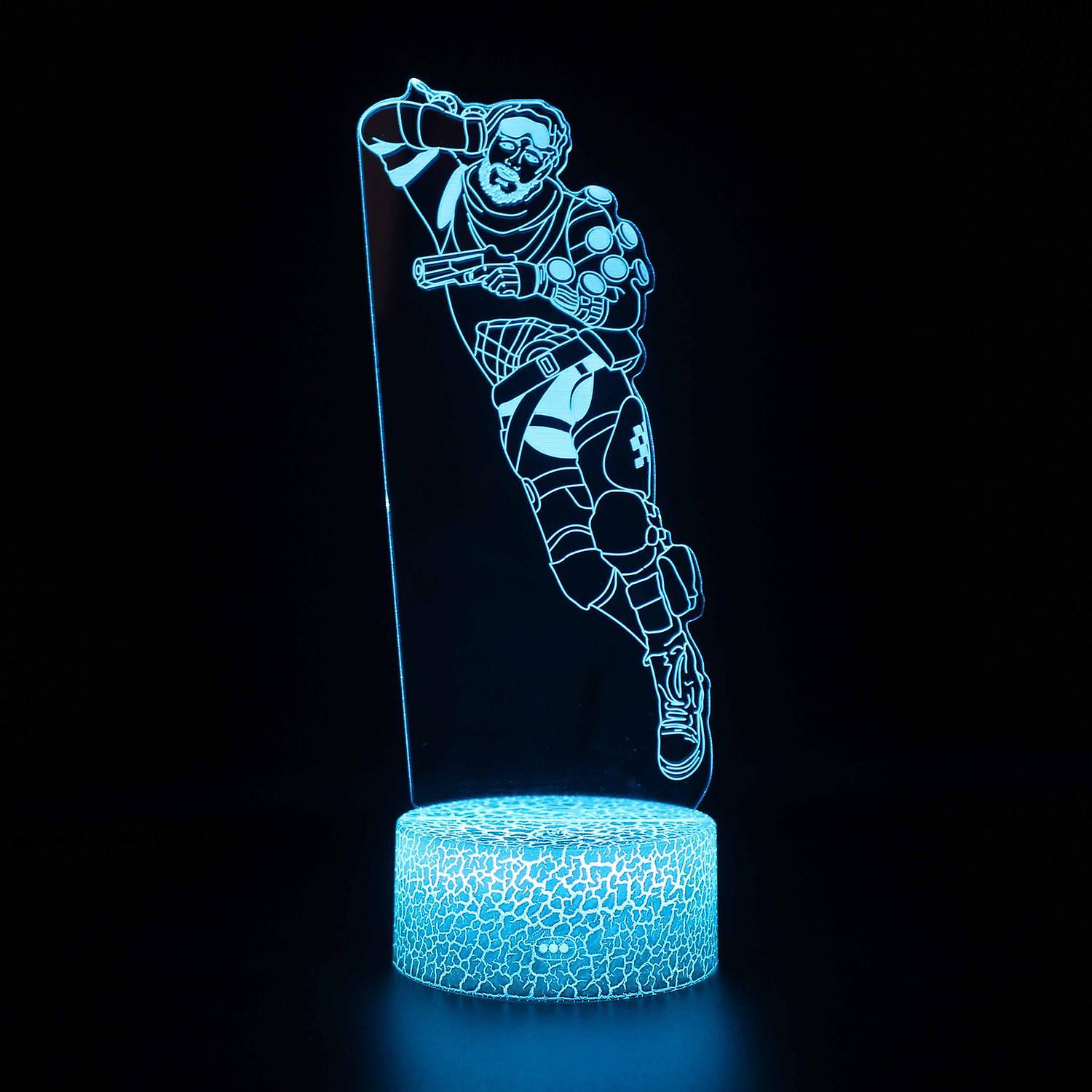 3D Touch Light Night 7 colors remote control Style #784
