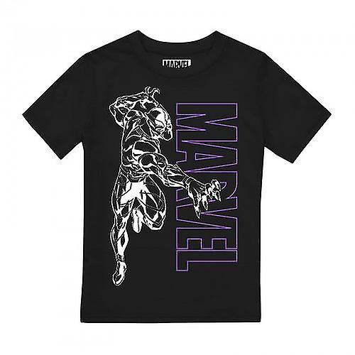 Black Panther Boys Outline T-Shirt
