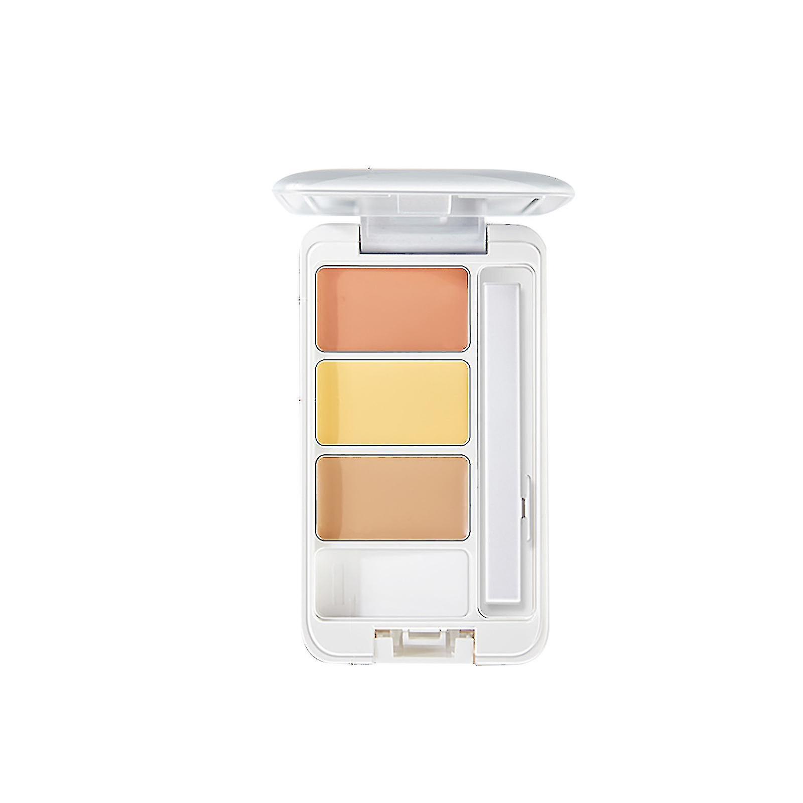 3 Colors Concealer Contour Palette, Cream Concealer, Contour And Brighten 3 In 1