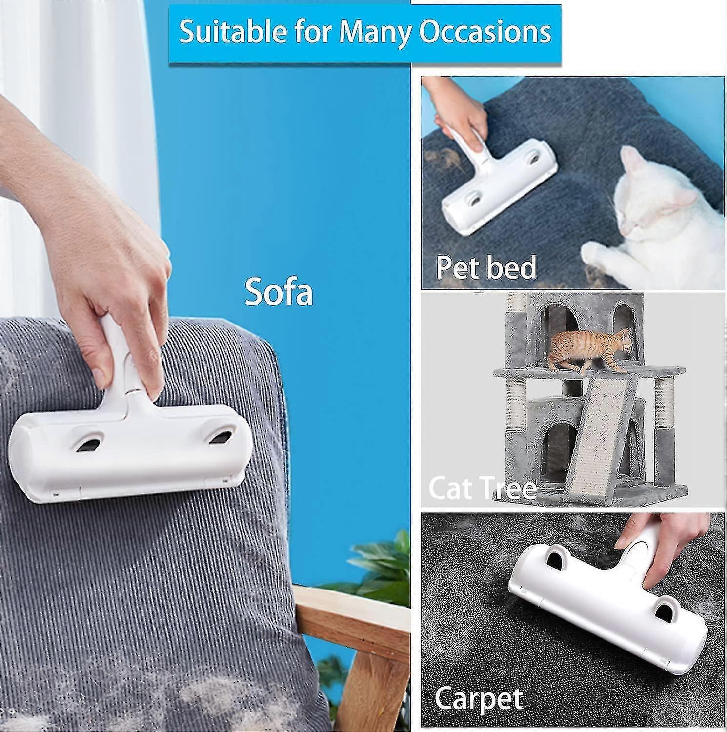 2-1 brosse réutilisable pour enlever les poils d'animaux, rouleau à peluches, autonettoyant, en fourrure de chien et de chat, brosse anti-poussière pour vêtements, Portable et efficace  15
