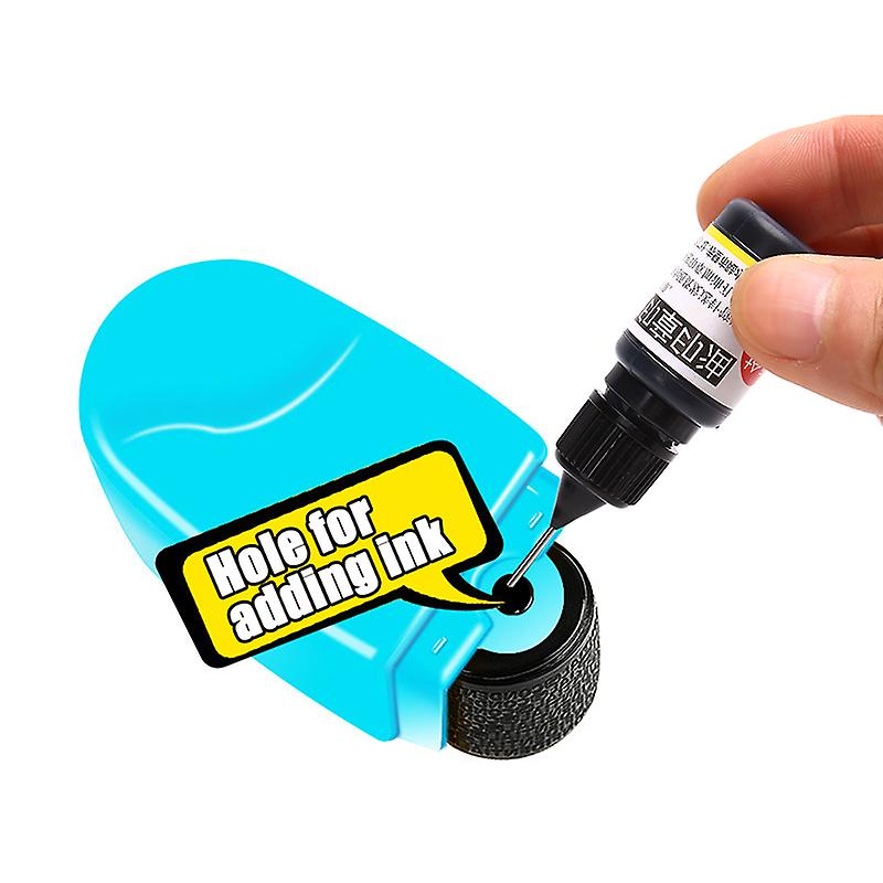 Refill Ink Black Ink For Identity Guard Theft Protection Roller Stamp Photosensi