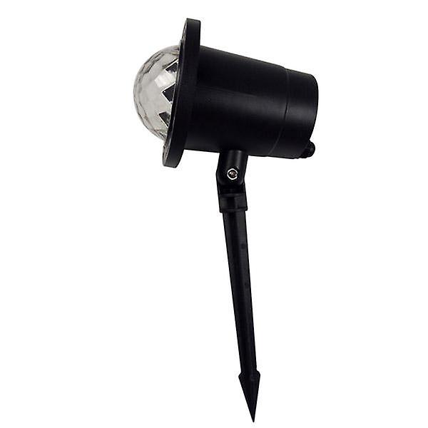 6W Rgbw Led Crystal Ball Lawn Stage Light, Waterproof Outdoor Garden Christmas Decor, Ac100-240v