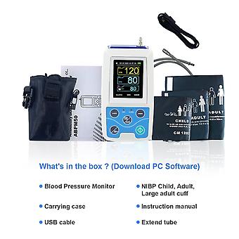CONTEC ABPM50 24-Hour Ambulatory Blood Pressure Monitor – NIBP Holter, USB, FDA/CE, 1 Year Warranty