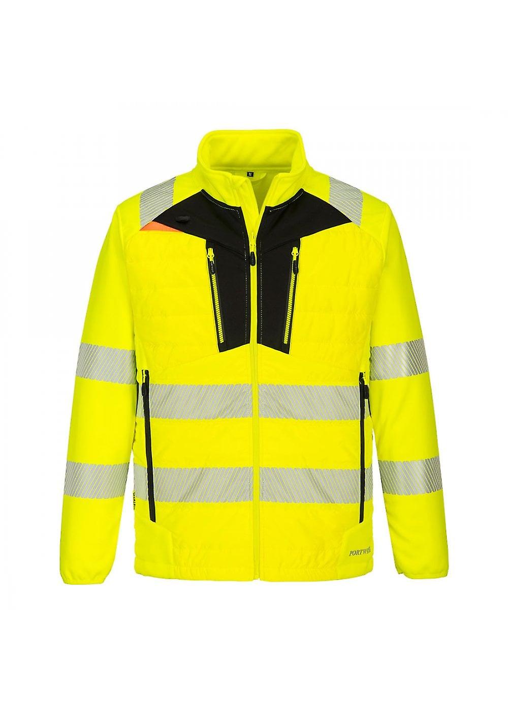 Men's Portwest DX4 Hi-Vis Baffle Jacket DX473