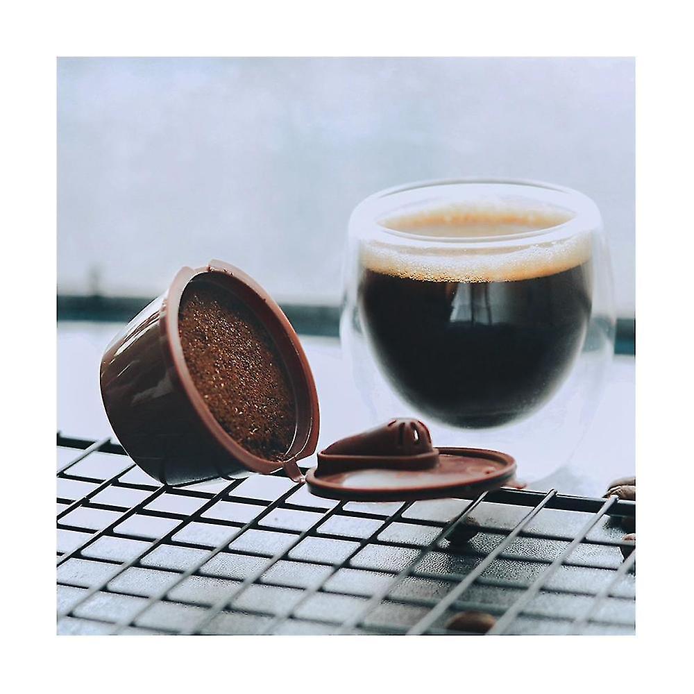 6pcs Reusable Coffee Capsule For Machine,reusable Refillable Coffee Capsule Filter Cup Kit
