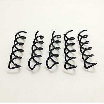 1PC Black Spiral Spin Screw Pin Hair Clip Twist Barrette New