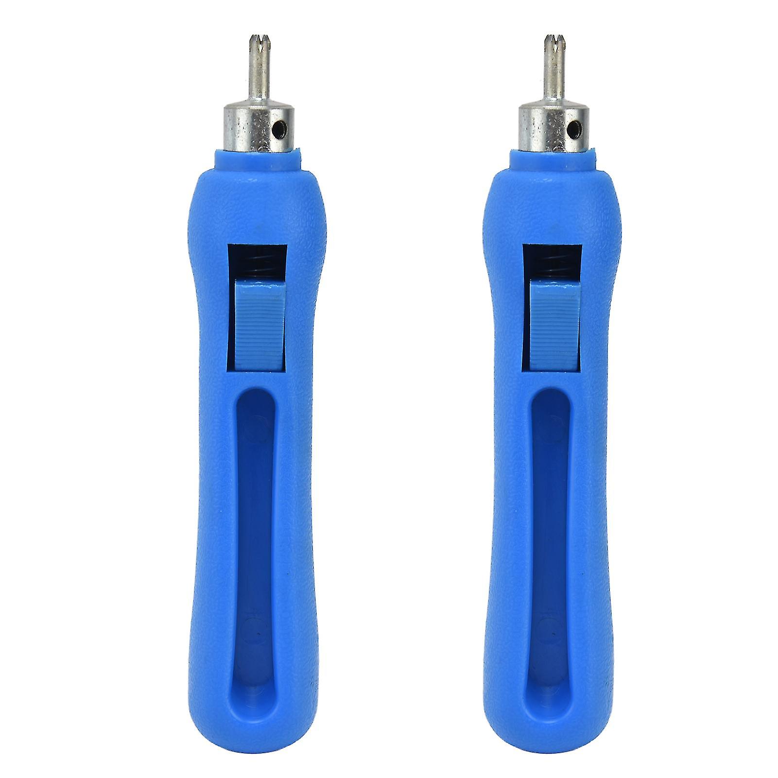 Set of 2 plastic and stainless steel drip irrigation punches, 3 to 8 mm