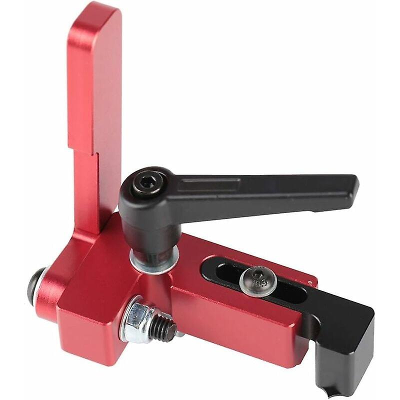 45 Types Woodworking Tool Miter Track Stop t-Nut Accurate Length Limit Device Red Miter Limit Woodworking Tool