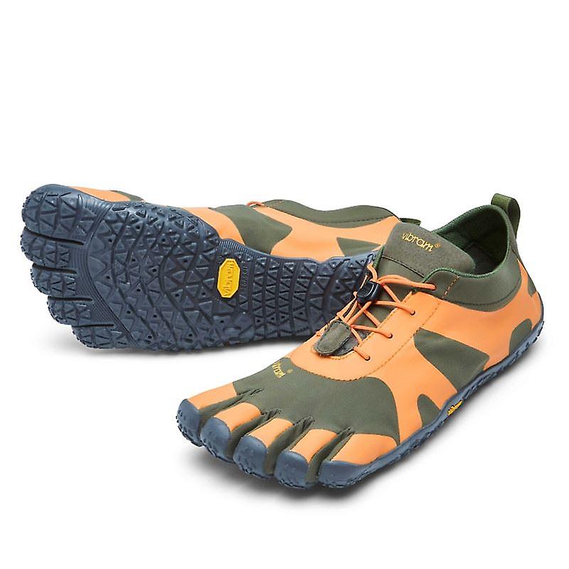 Vibram V-Run خمسة أصابع حافي القدمين احذية قبضة رجالي - برتقالي عسكري مقاس 46