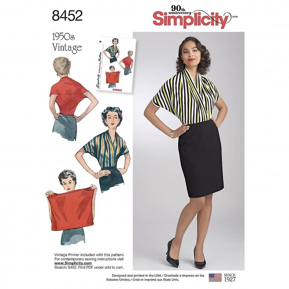 Simplicity Papier Schnittmuster 8452