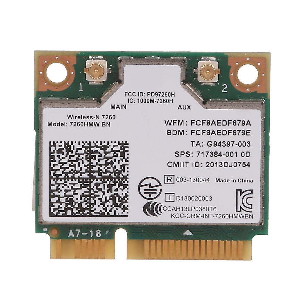 7260 7260HMW BN 2.4 جيجا هرتز لاسلكي N 802.11n BT4.0 نصف ميني PCI-E واي فاي بطاقة