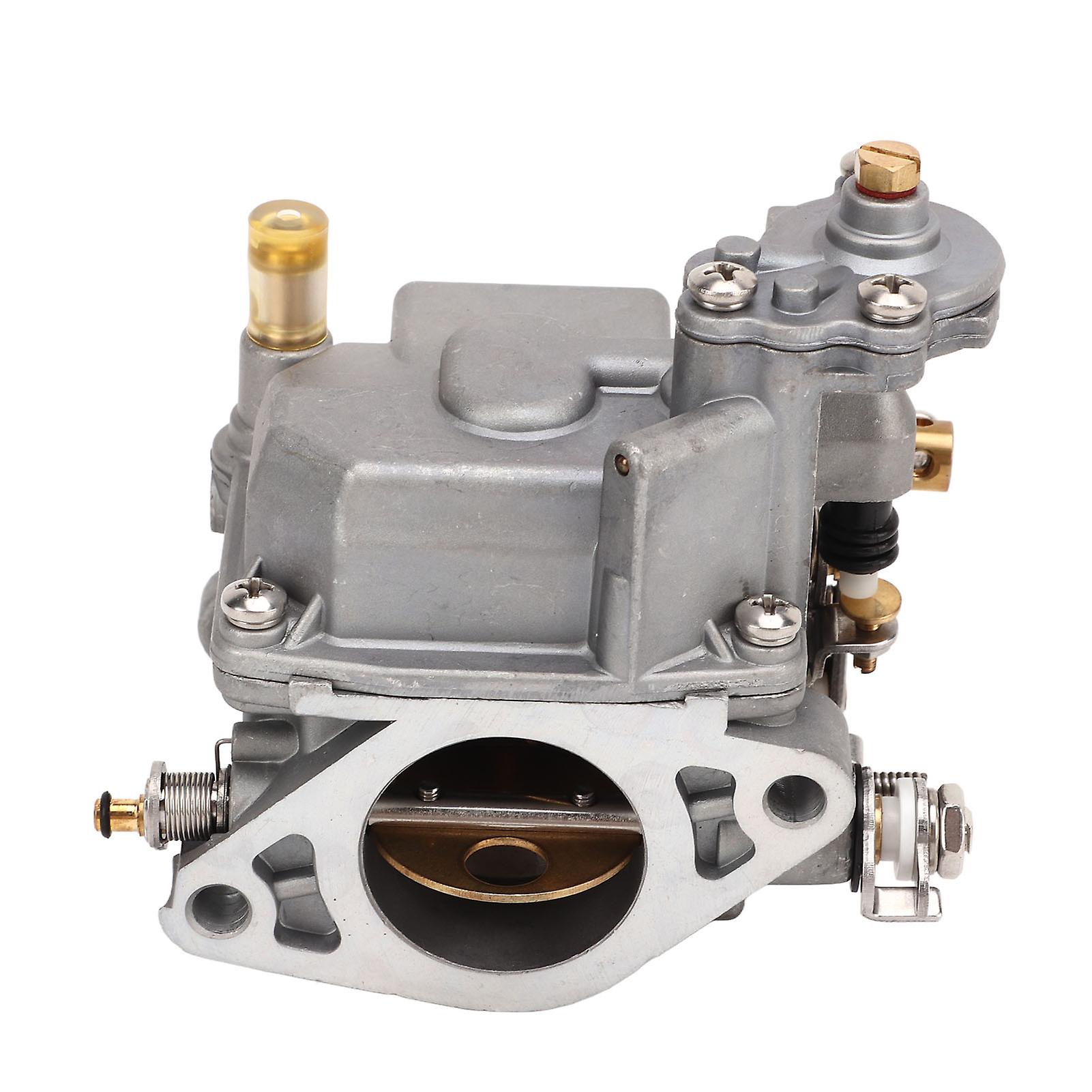 4-Stroke 15HP Outboard Motor Carburettor Replacement Durable Aluminium Alloy High Performance Easy Start with Manual and Electric Operation for Yamaha