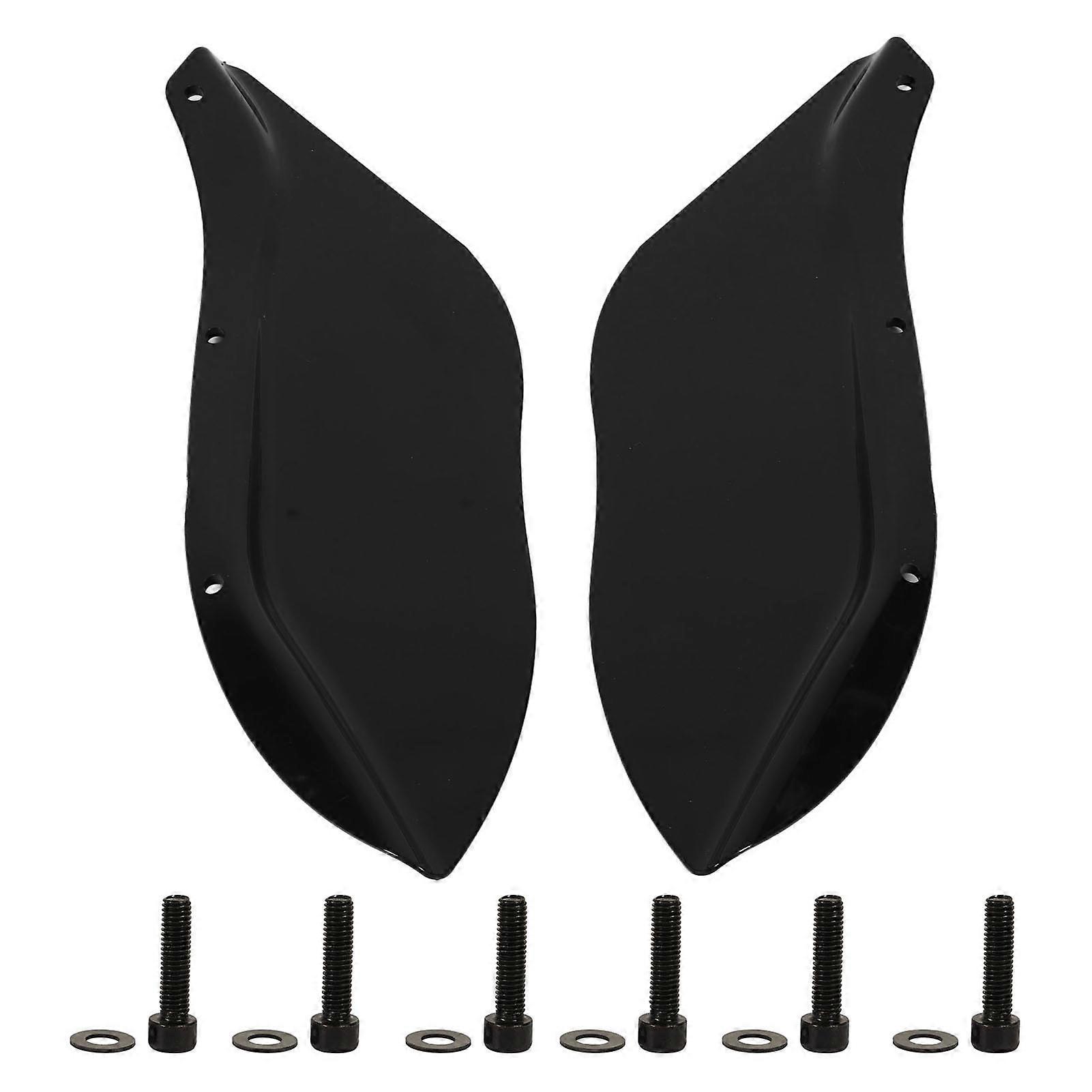 Fairing Air Deflectors, Motorcycle Side Wing Windshield for CVO FLHTCSE FLHTCSE2 FLHXSE FLHTCUSE EFI FLHTCI FLHTC(black)