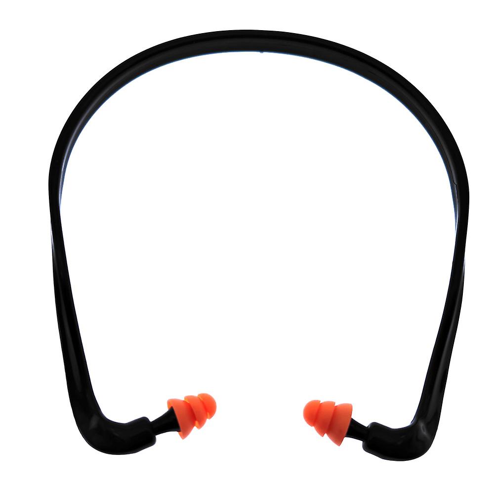 2Pcs Pairs Banded Earplugs Silicone Reusable Ear Plugs Anti-snoring noise