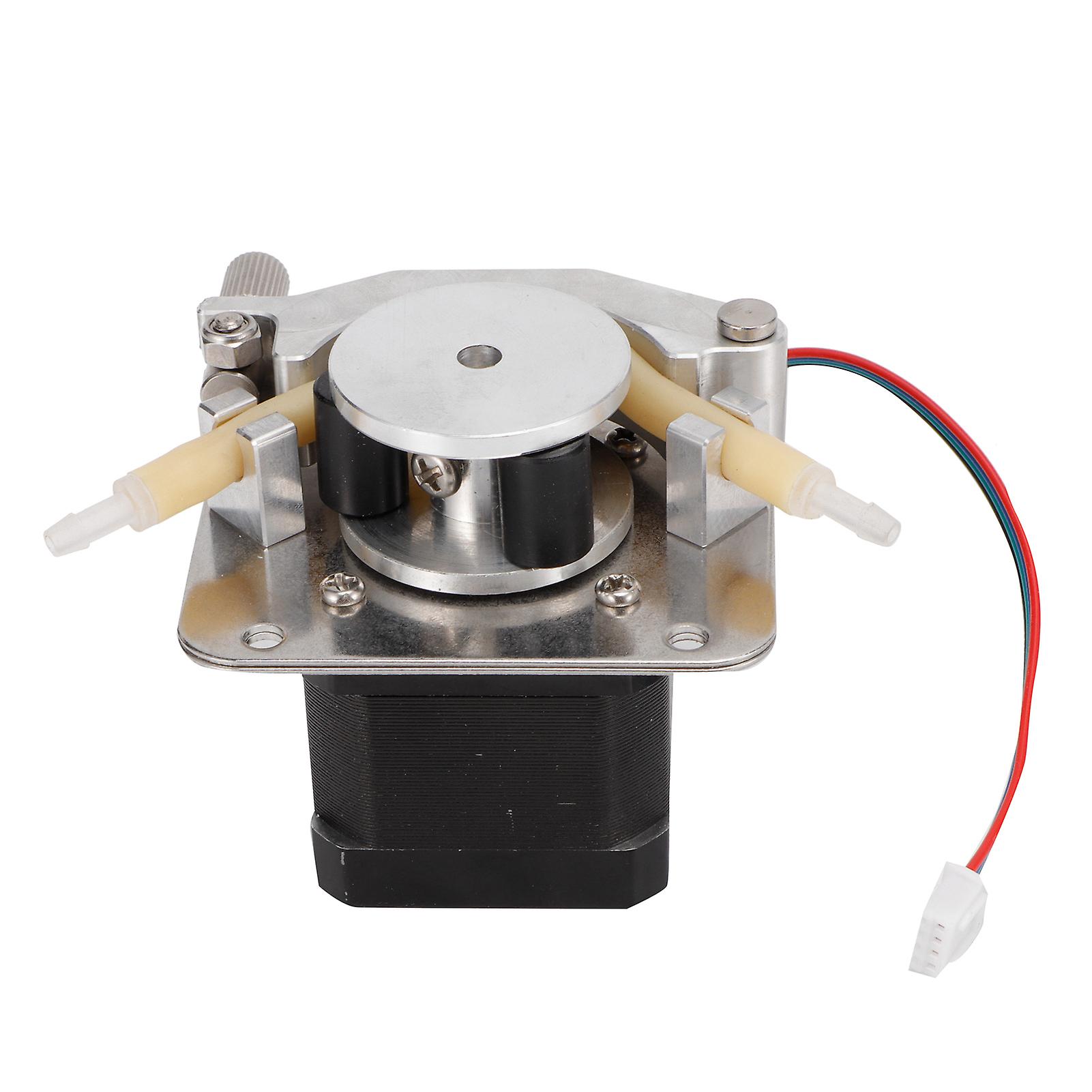 Micro Peristaltic Viscous Pump with Stepper Motor Self Priming Mute Circulation Water Pumps(16 # 3.2x6. 4 mm 0,5 à 200 ml min )