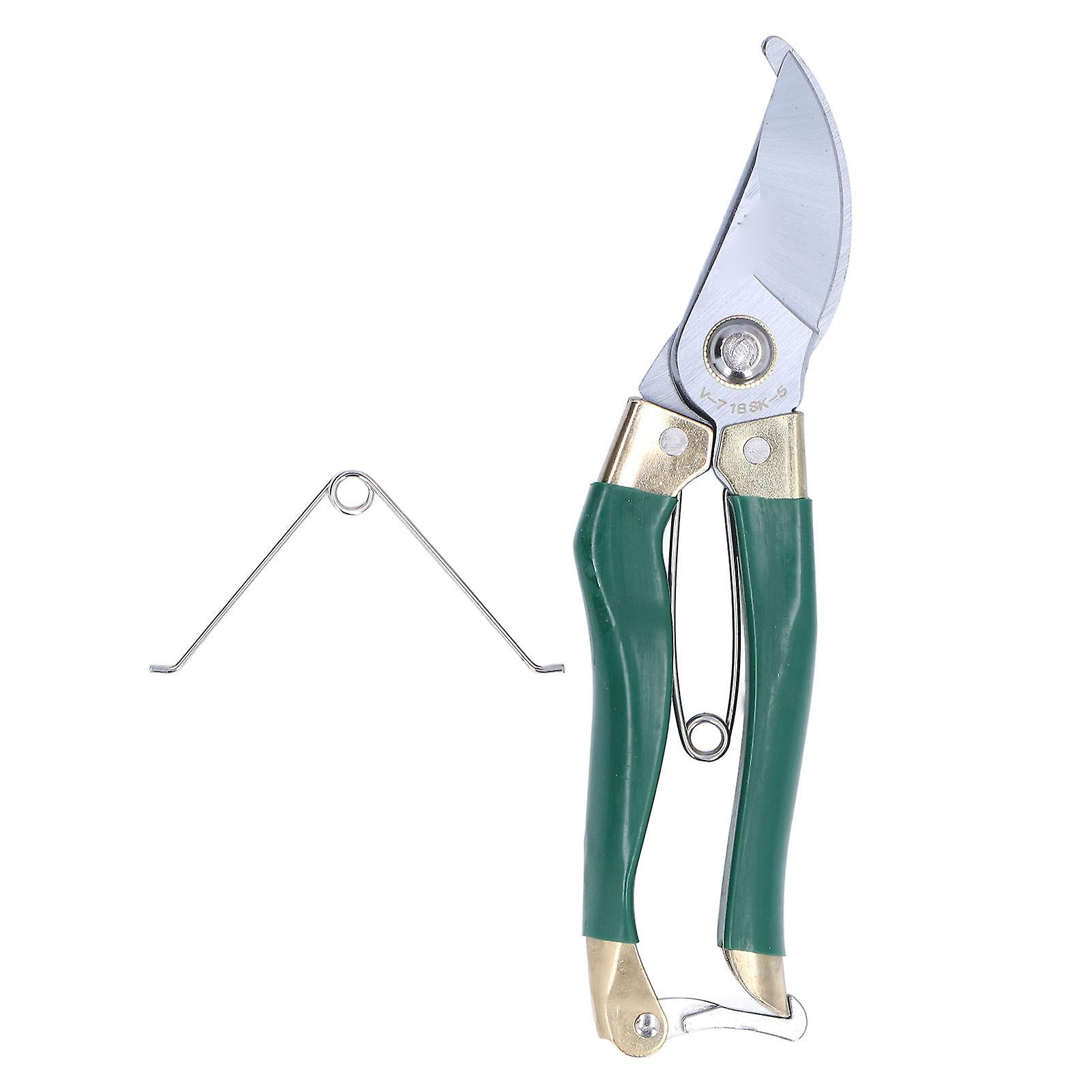 Garden Garden Shears Pruning Labor Saving Branch Trimming Scissors Carbon Steel with V Shape Spring for Tree Flower