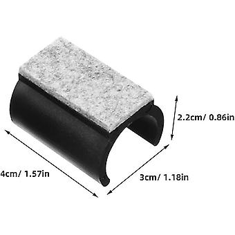 Zaky 12mm Furniture Foot Rectangle Shaped Non-Slip Chair Leg Tip
