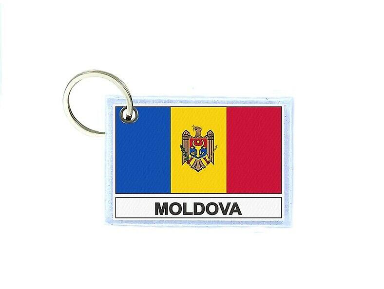 Key key door prints double-sided MD flag moldova