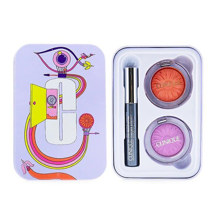 Clinique Jet Set Travel Ready Eyes & Cheeks: 2x Cheek Pop + 1x Lash Power Mascara 3pcs