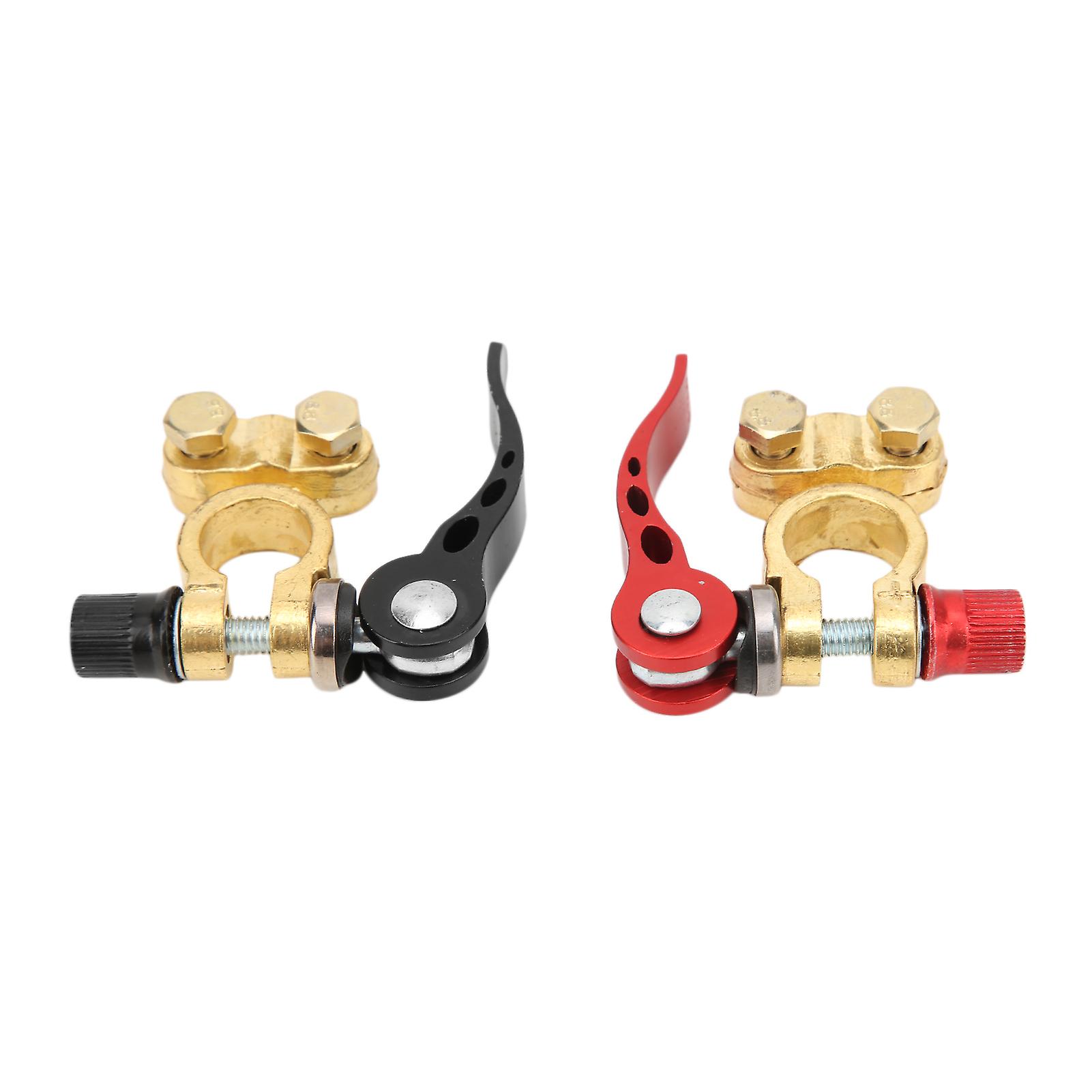 Quick Disconnect Battery Terminal High Temperature Resistant Brass Battery Clamp for Car