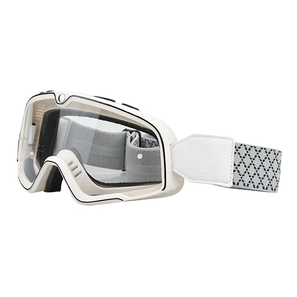 ヴィンテージモトクロスゴーグルバイクメガネ防風高通気性モトサイクリング