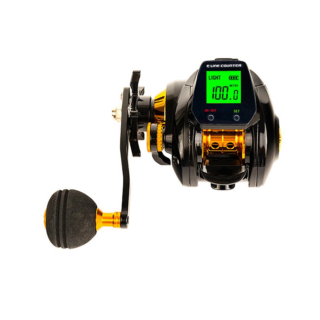 Digital Fishing Baitcasting Reel 0-12 Infinitely Variable Speed Adjustment Good Tackle for Anglers