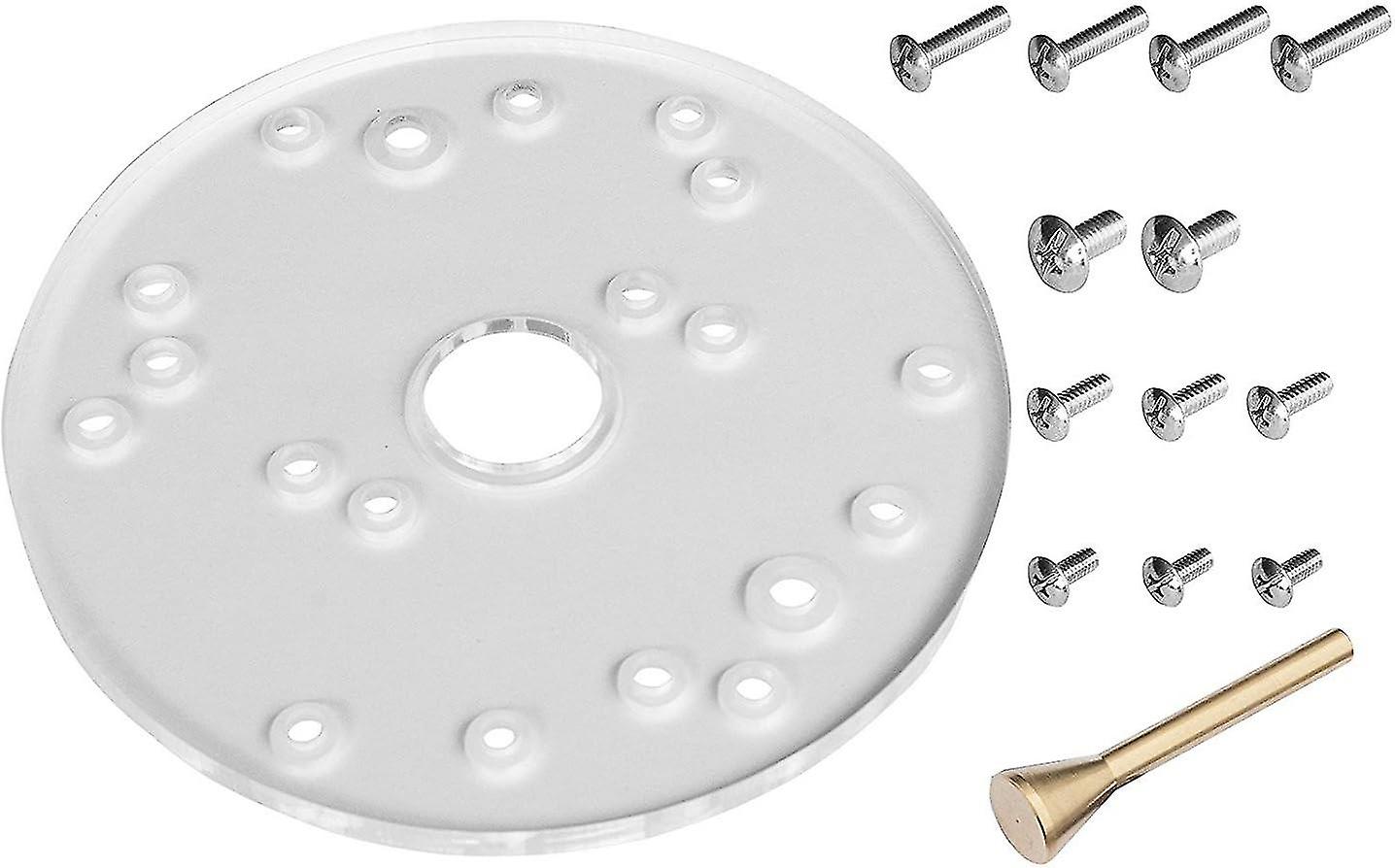 Universal Router Base Plate Compatible with Porter Cable, Bosch,Woodworking Router Accessories