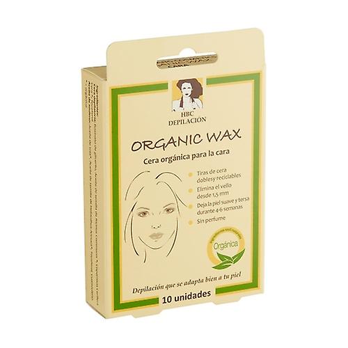 organic face wax 10 units