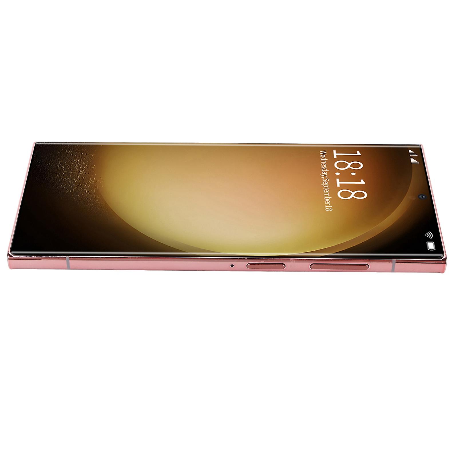 S23 Ultra 6.8inHDロック解除電話スタイラス内蔵デュアルSIMデュアルスタンバイオクタコアCPU8MP 24MP 8GB 256GB for Android 13システム100-240V USプラグゴールド