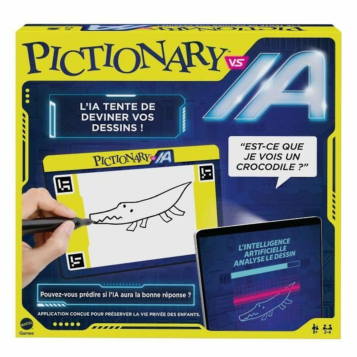 Board game Mattel PICTIONARY® VS IA Jeu familial Pictionary Vs Intelligence Artificielle (FR)