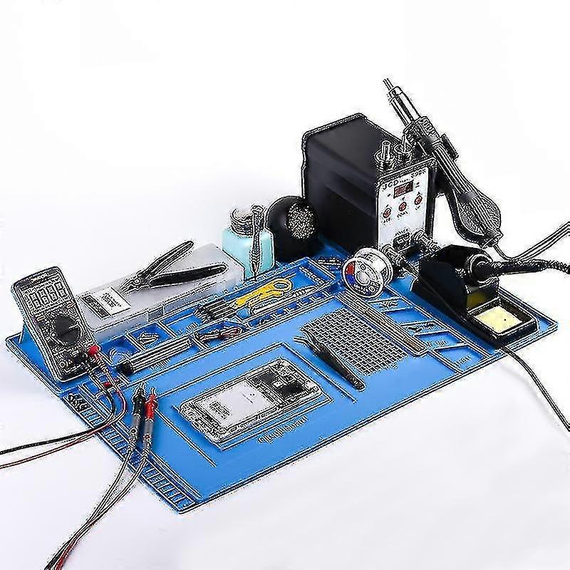 Repair pad insulation heat-resistant soldering station silicon soldering mat work pad desk platform
