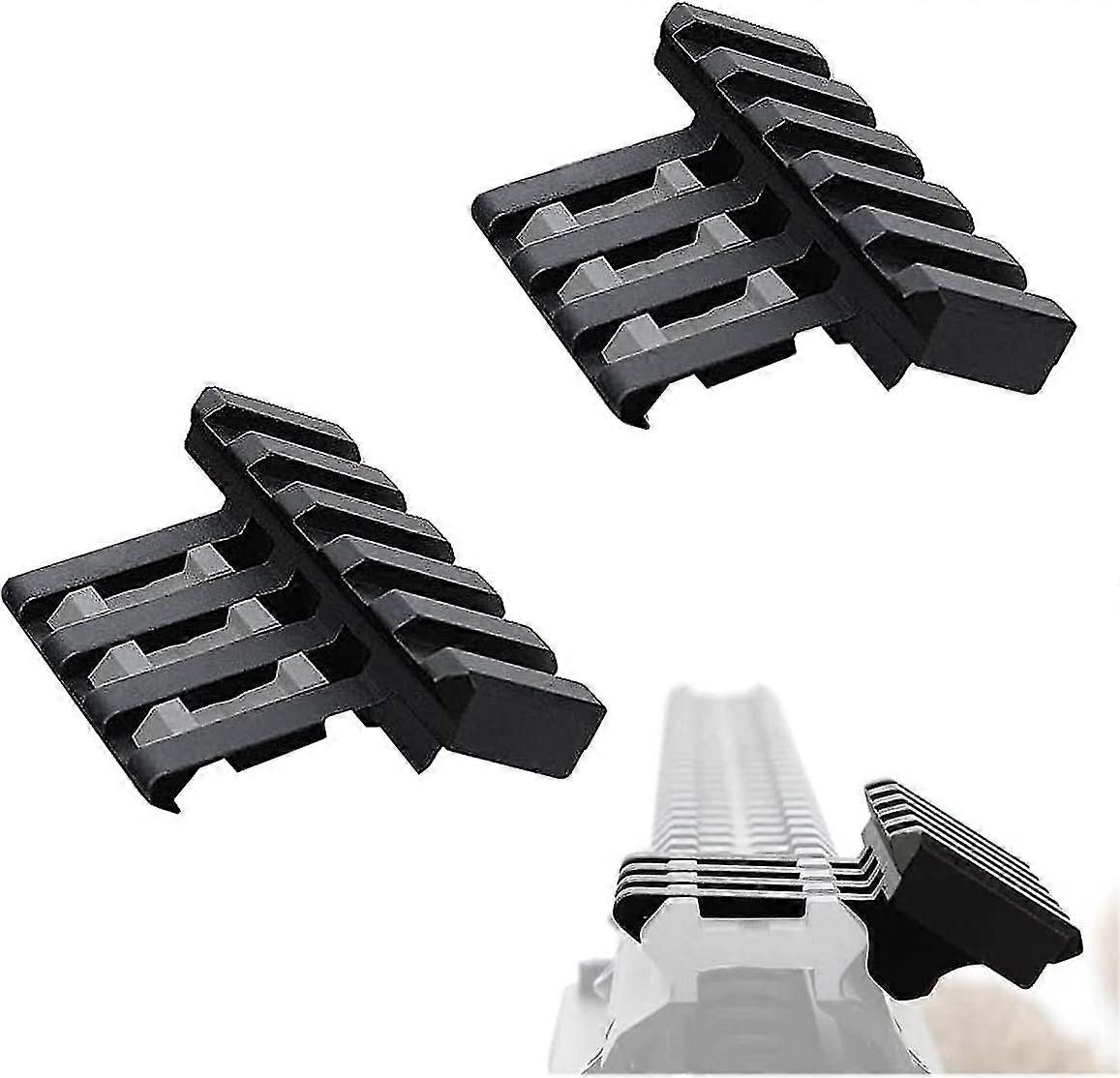 Picatinny Rail Mount For Flashlight And Sights (2 Pack)