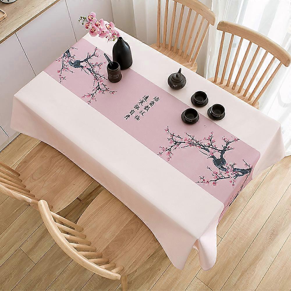 Rectangular anti-stain tablecloth 130x180cm, elegant pretty