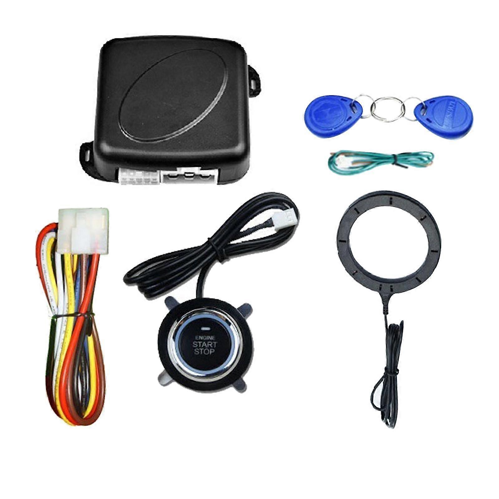 RFID One Car Key Systems Key blade Start System, Anti Theft Switch Automatic Ignition Fits for 12V s