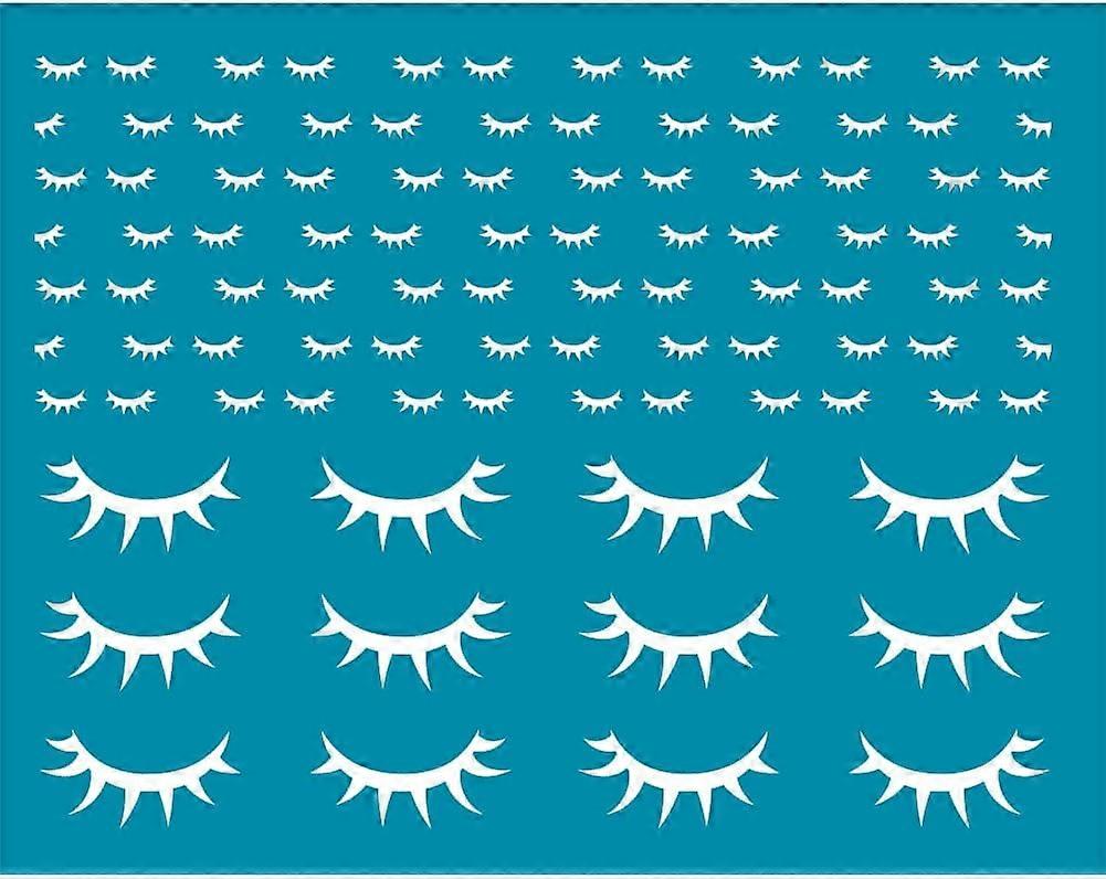 1pc Eyelash Clay Stencil Eyewinker Non-Adhesive Silk Screen Stencil Lash Polymer Clay Silk Screen
