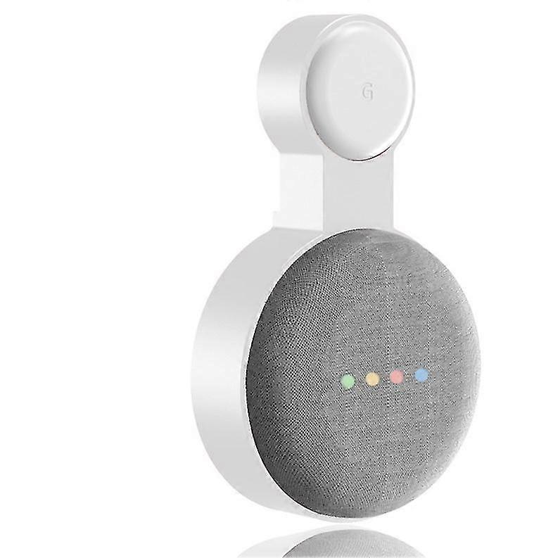 (λευκό) επιτοίχιο στήριγμα για το Google Home Mini/nest Mini (2ης γενιάς), λύση εξοικονόμησης χώρου για το έξυπνο ηχείο του σπιτιού σας, έξυπνο με διάταξη καλωδίου για Li