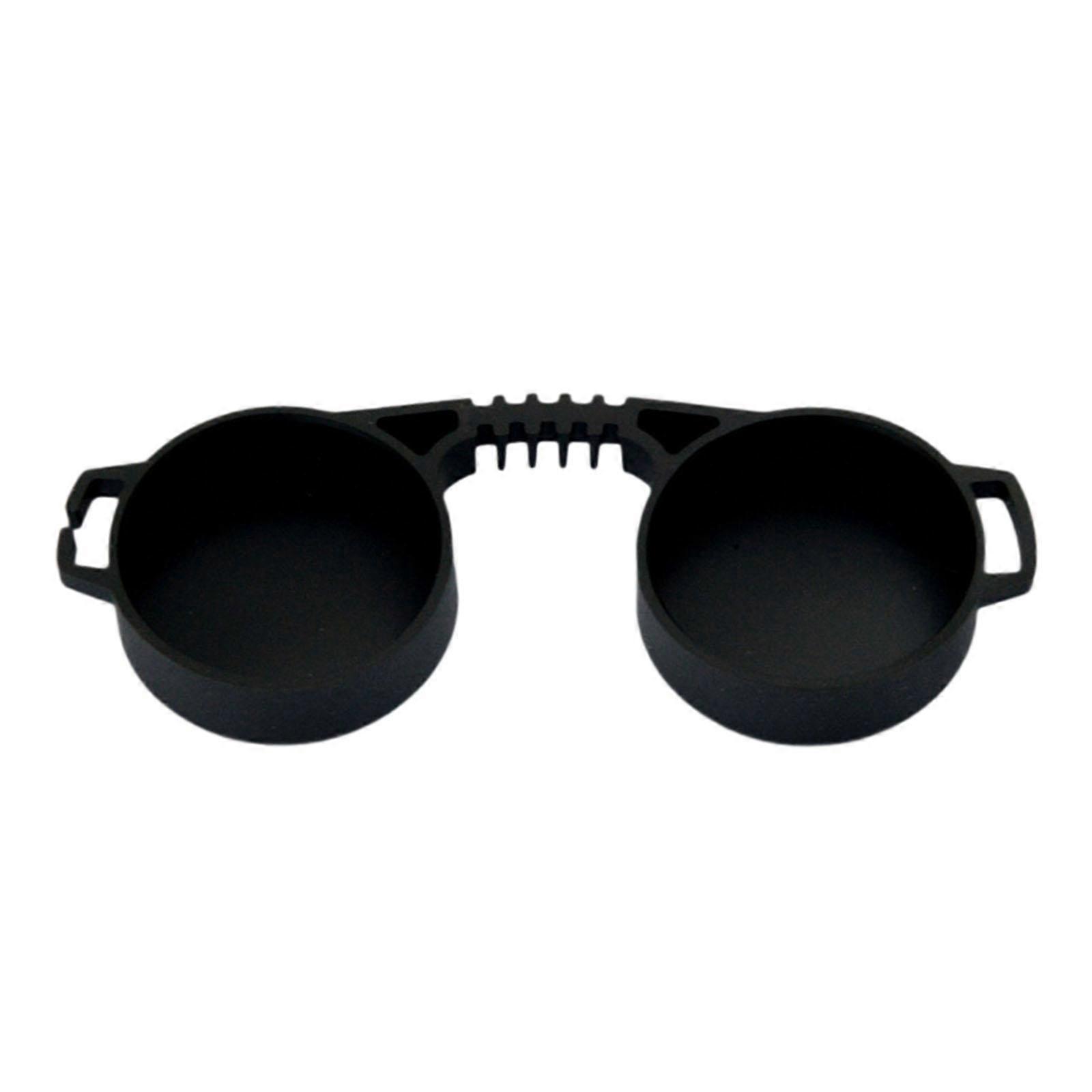 Binocular Lens Cap Replace Parts Simple Installation Black Protective Covers Eyepiece