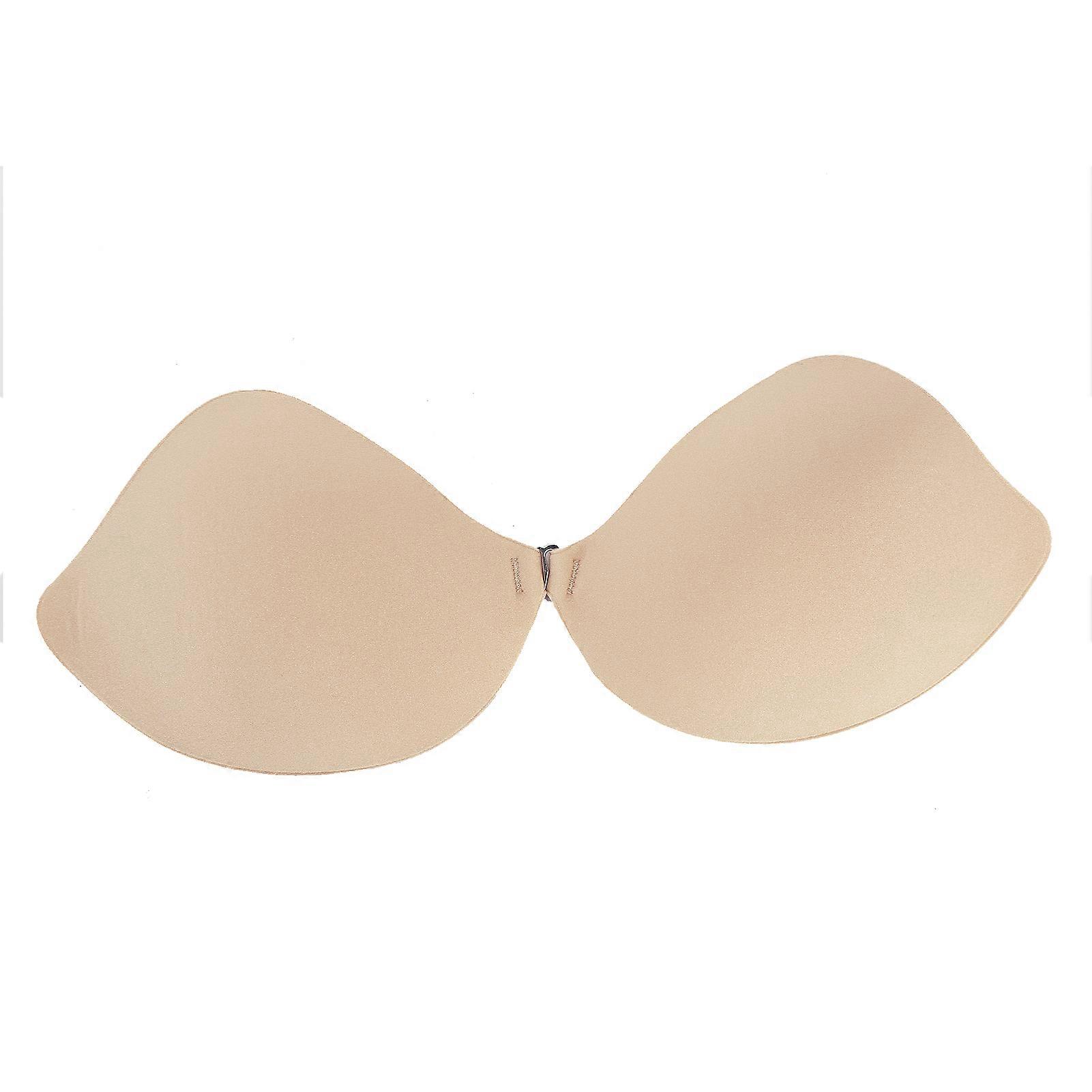 Backless Breast Bra Vshaped Push Up Strapless Plunge Self Adhesive Bra For Women(skin Color A)