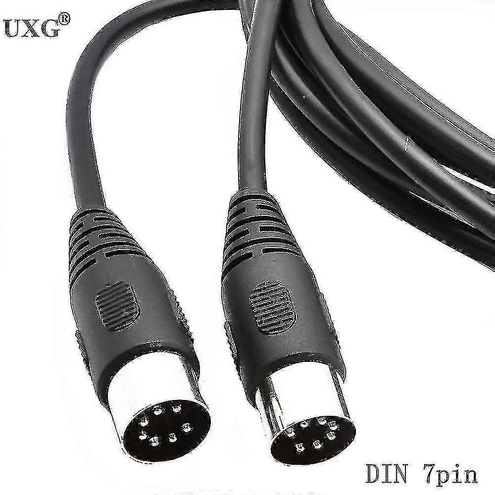 7 Pin Din Midi Cable 7pin Male To Controller Interface 1m 1.5m_Dec
