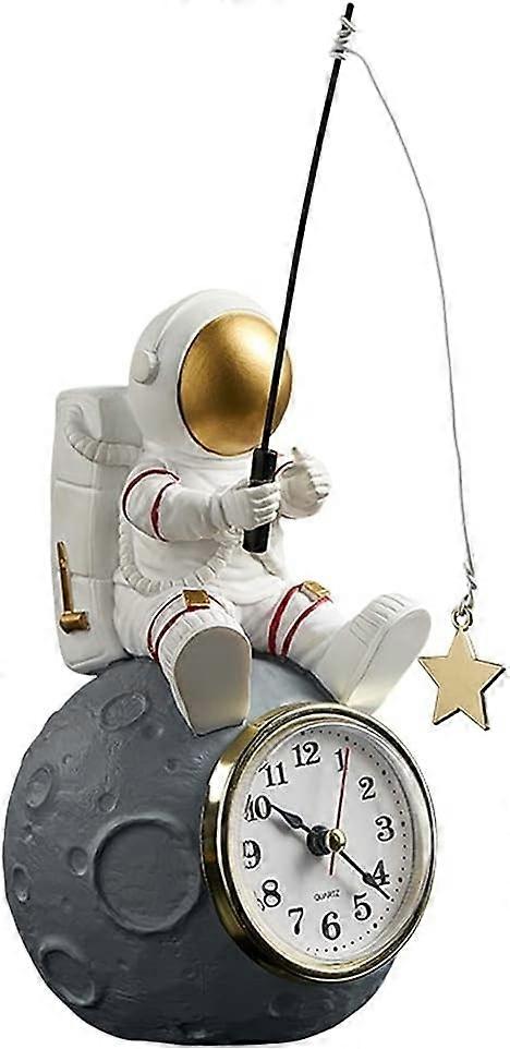 Astronaut Figurine Statue Spaceman Sculpture Decor Modern Art Abstract Child Birthday Gift for Bookc