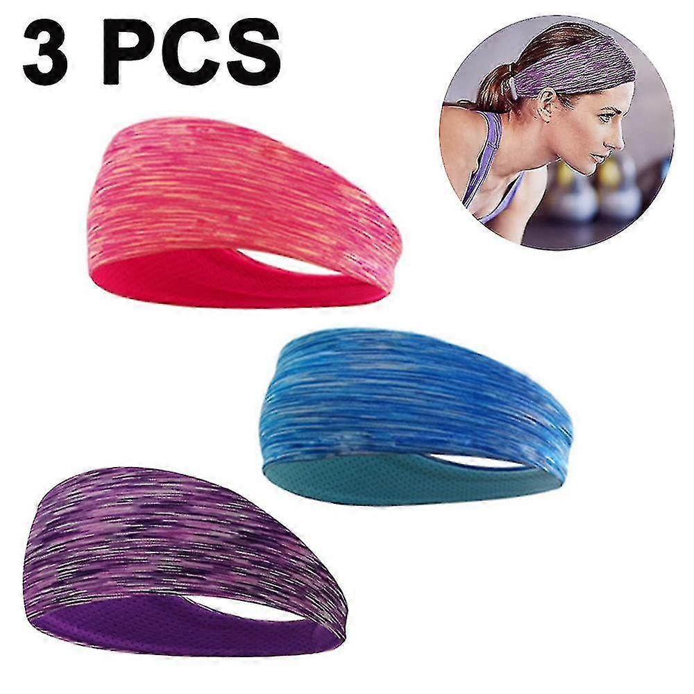 Mens Headbands, 3 Pack Sweat Workout Headbands For Men