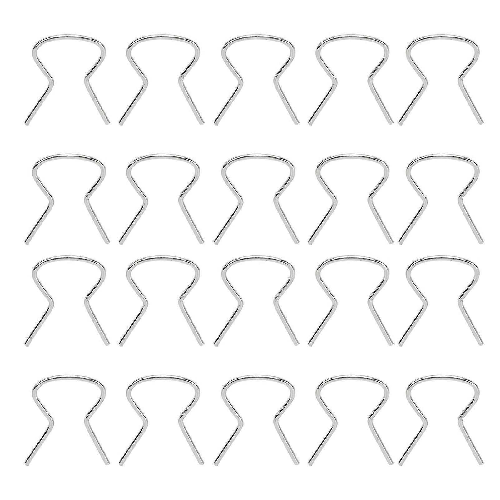 20pcs Window Handle Retaining Clips 4138439 Door Window Crank Handles Metal Clips Replacement for Fiat