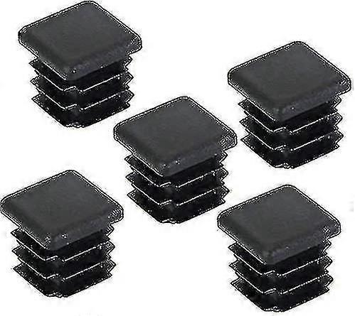 20個の椅子の足の帽子、正方形の管の帽子、家具のギフトのためのプラスチック正方形のポストキャップ