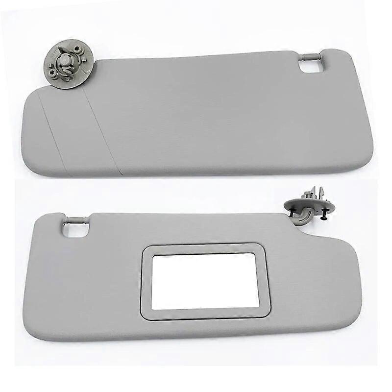 For Chevrolet Aveo 11-13 Spark 11-16 Car Front Inner Sunvisor With mirror Sun Visor Shade Sunshield Hanger Clip Holder