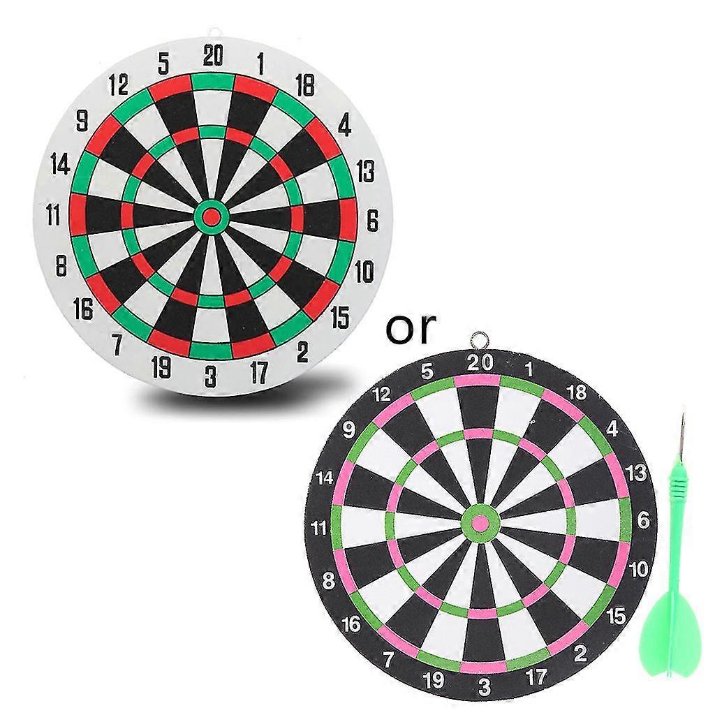 KINCJON Double Side Foam Dartboard Shooting Game Toy For Competitive Battle Bar Game