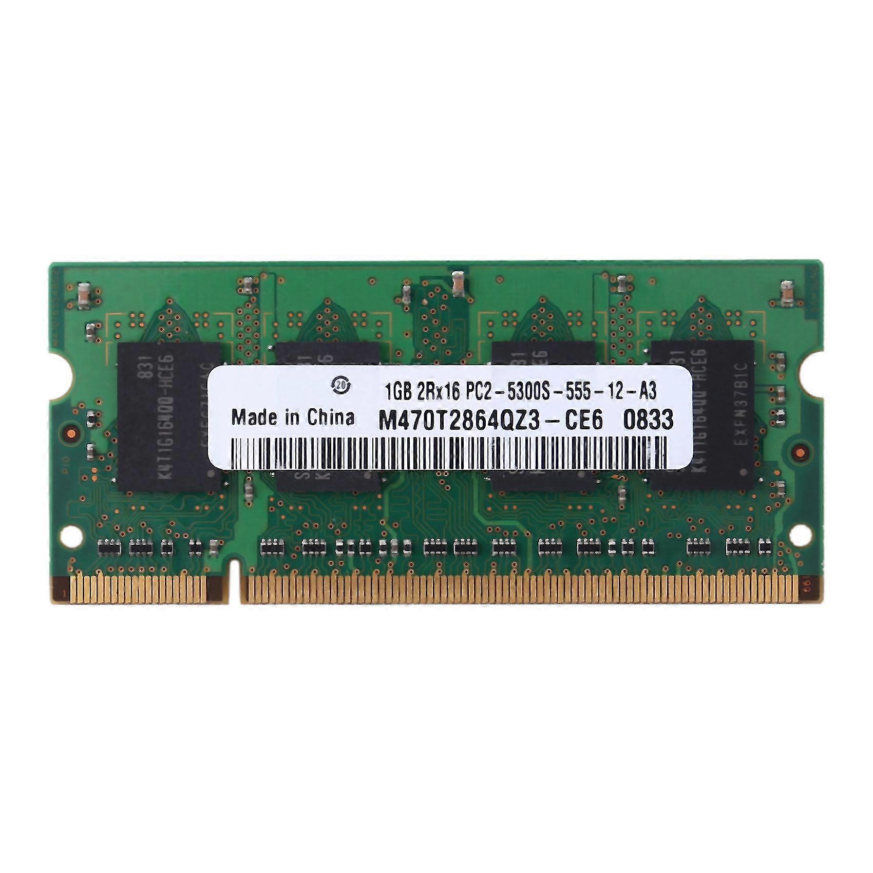 DDR2 1GB Notebook RAM Memory 677Mhz PC2-5300S-555 200Pins 2RX16 SODIMM Laptop Memory for AMD