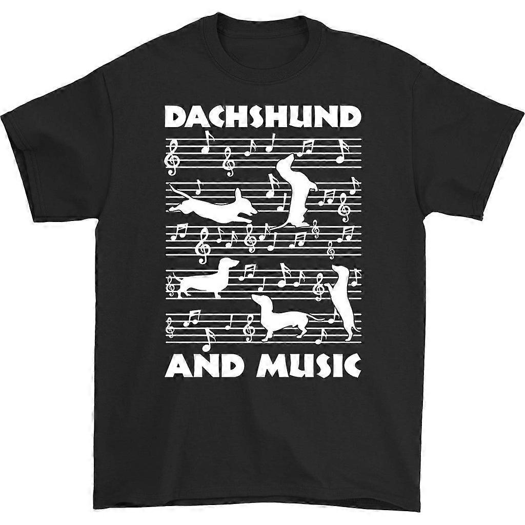 Dachshund And Music T-shirt