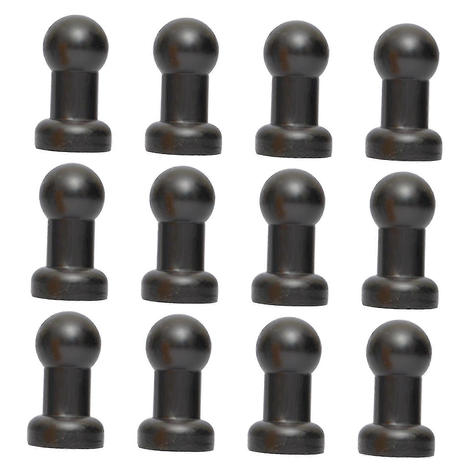 12 Pieces Trampoline Enclosure Pole Caps Protective Trampoline Pole End Caps-Yvan