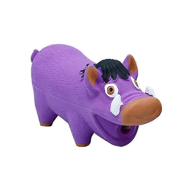 Latex Dog Toys Sound Squeaky Pig Animal Chew Pet Rubber Vocal Toys For Small Large Dogs Bite Resistant Interactive Toy